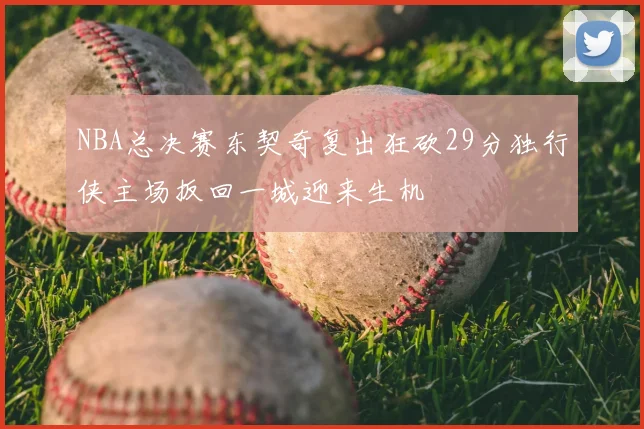 NBA总决赛东契奇复出狂砍29分独行侠主场扳回一城迎来生机